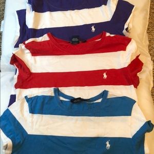 Blue, red and purple striped Ralph Lauren